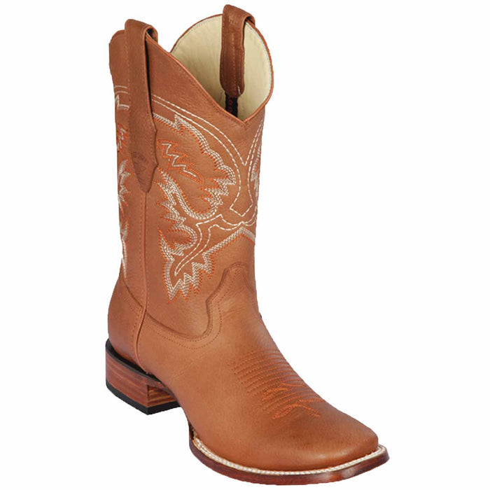 Botas Cuadrada de Cuero Original Grisly
