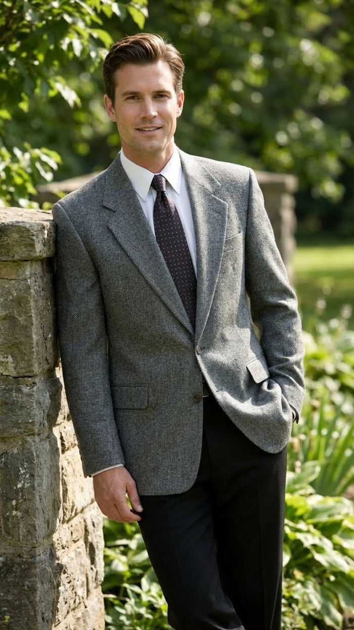 Men’s Dark Grey Blazer – Charcoal Grey Sport Coat Jacket