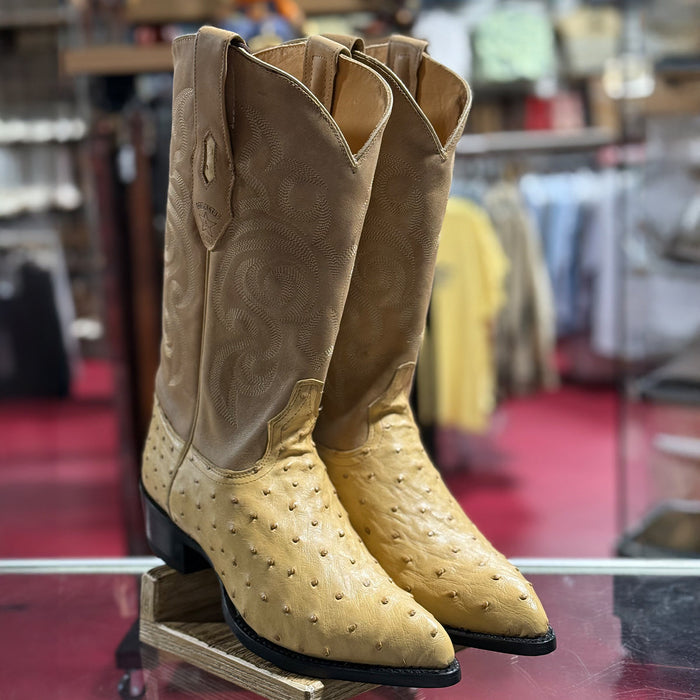 Los Altos Oryx Ostrich Cowboy Boot J-Toe