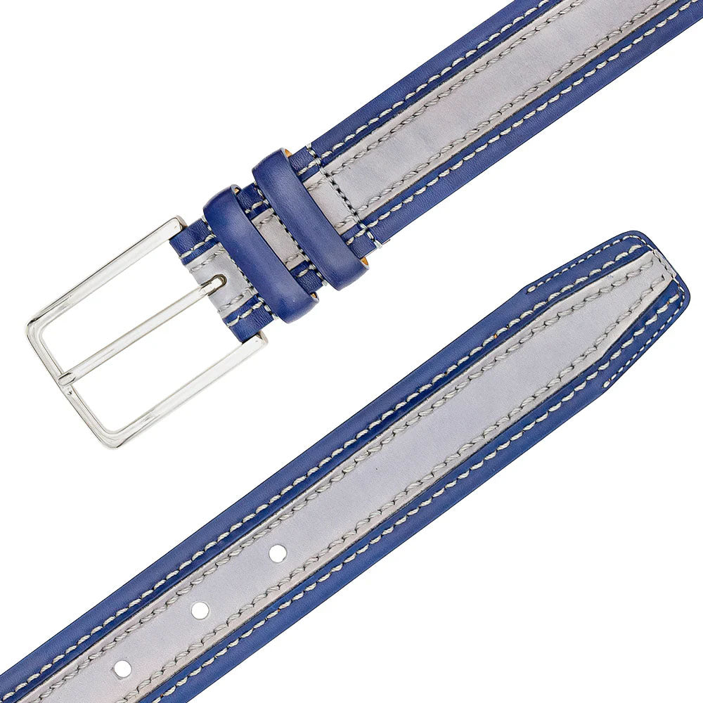 Mezlan Two-Tone Leather Belt