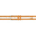 Mezlan Two-Tone Leather Belt for Men