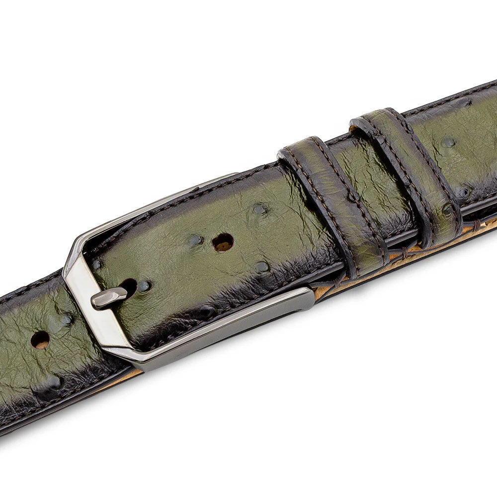 Mezlan Ostrich Skin Belt