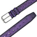 Mezlan Ostrich Leather Belt - Luxurious Italian Craftsmanship