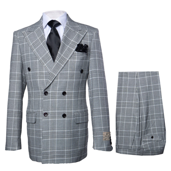 ROSSI MAN Arthur RM2318: Double Breasted Suit for Modern Gentlemen