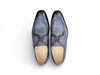 Carrucci Allen II Derby: Embossed Split Toe Leather Shoe