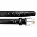 Belvedere Alligator Belt - Black Luxury Leather