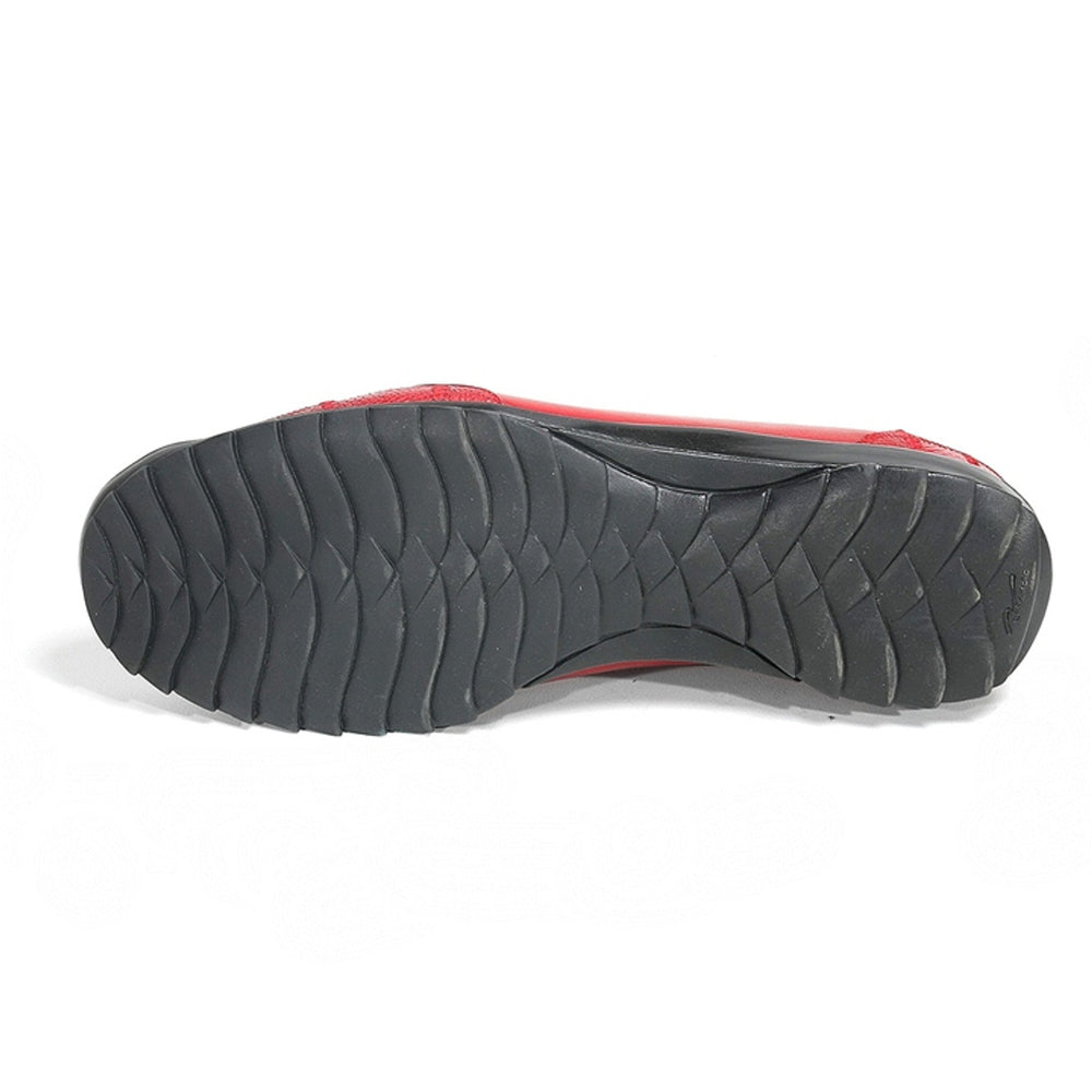 Los Altos Red Genuine Ostrich