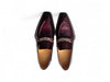 Carrucci Amber Patent Leather Chain Loafers