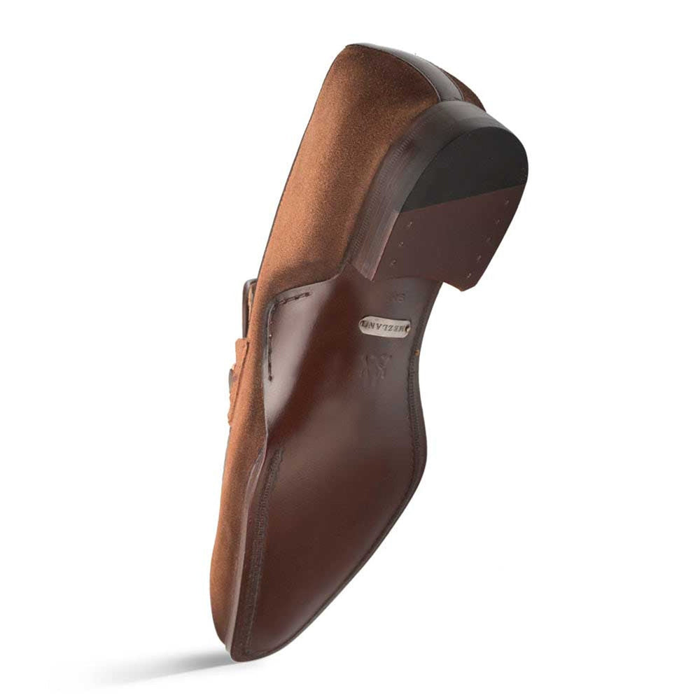 Mens' Sport Antique Suede Loafer By Mezlan Made In Spain Brand