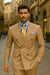 apollo-king-tan-suit-on-mannequin-with-floral-tie
