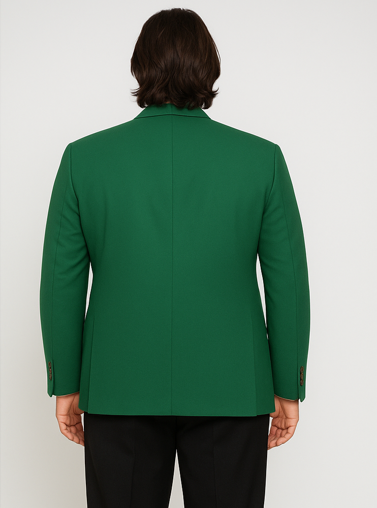 Augusta Green Blazer Men's Classic Brass buttons Blazer Sport Jacket