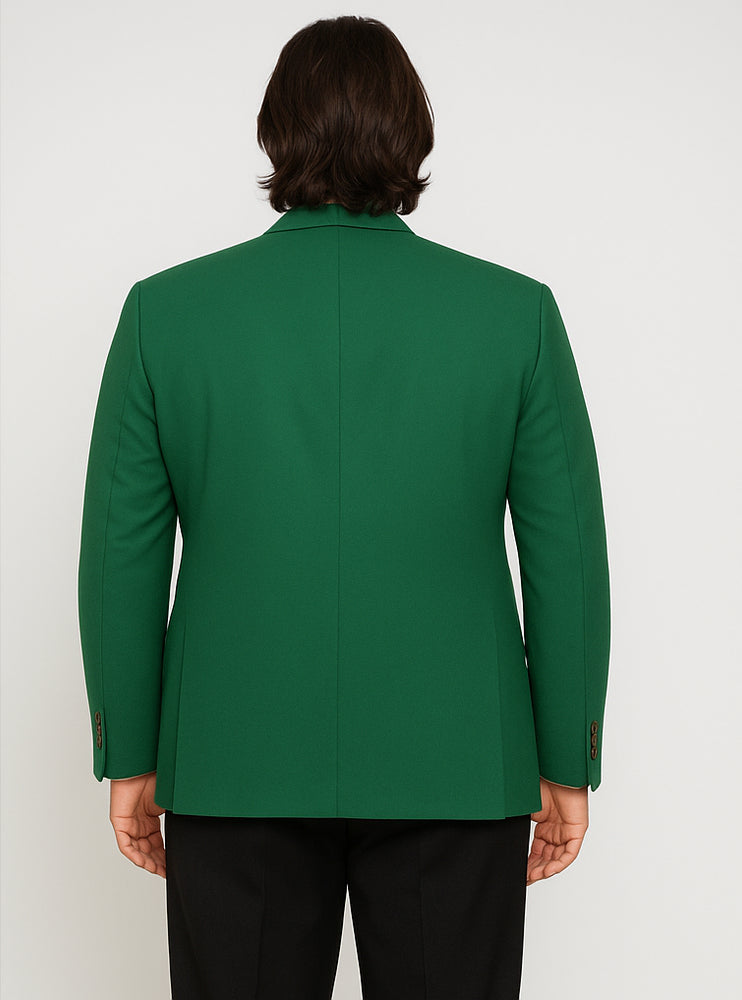 Augusta Green Blazer Men's Classic Brass buttons Blazer Sport Jacket
