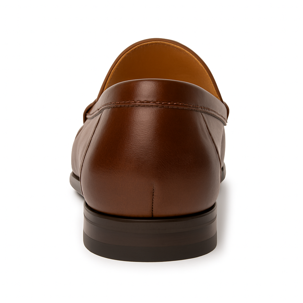 Mens Mezlan Sica Crocodile & Calfskin Loafer Dress Shoe in Black