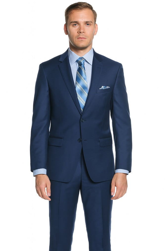 Bertolini Silk & Fabric Suit Black- High End Suits - High Quality Suits