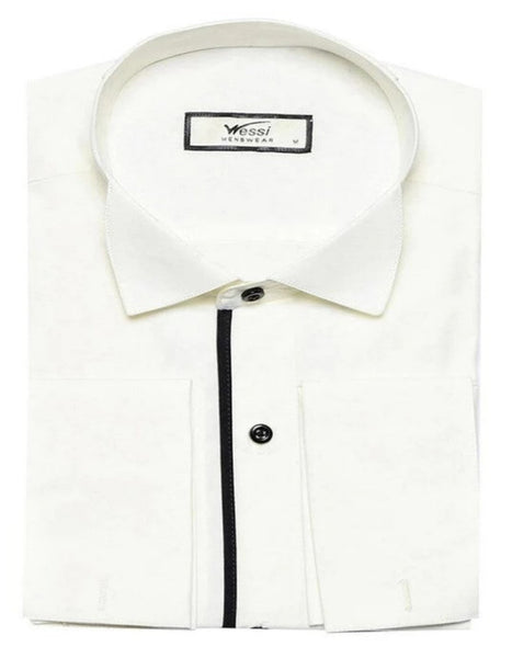 Cream Tuxedo Shirt