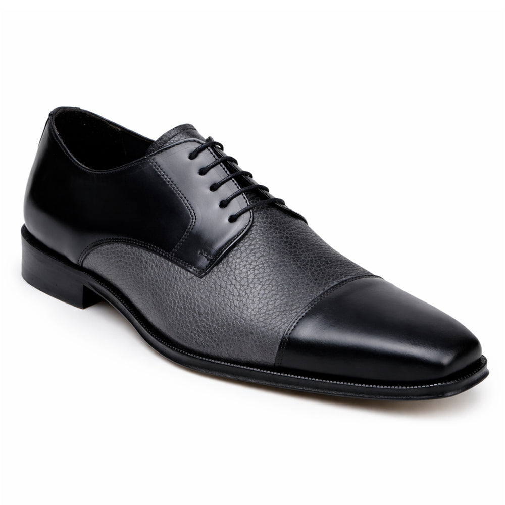 Belvedere Alexander Black/Grey Genuine Crocodile Oxford