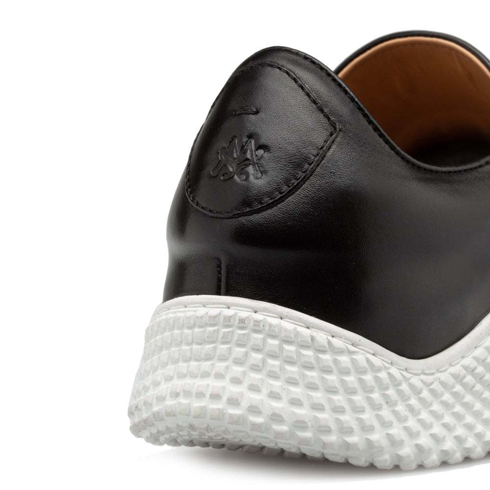 Men’s Black Leather Sneakers By Mezlan Made In Spain Brand