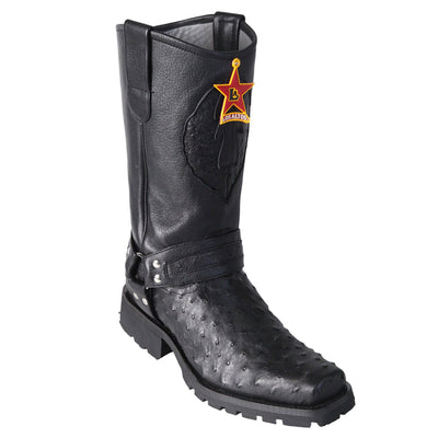 Full Quill Ostrich Boots