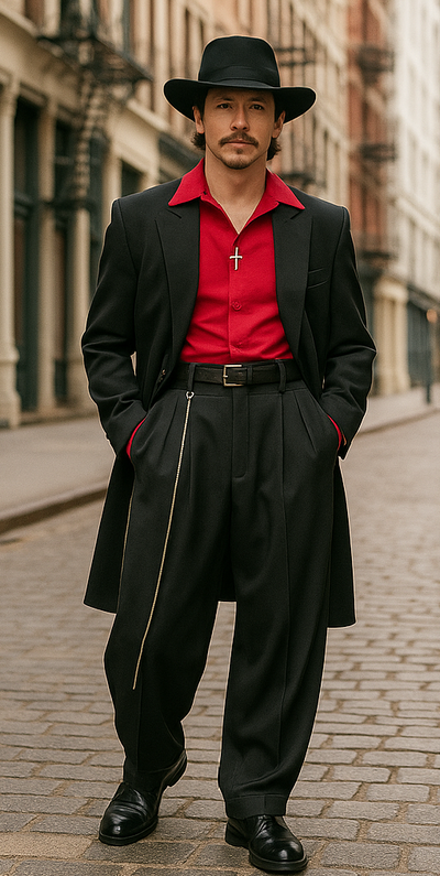 Black and Red Suits for Men