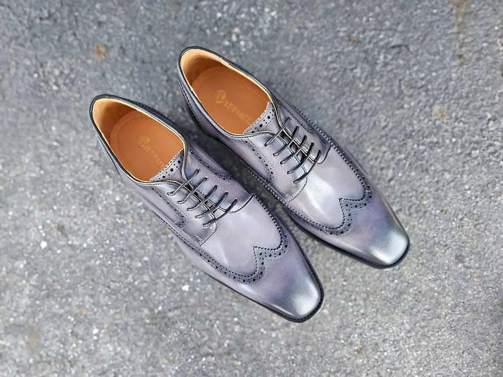 Carrucci Blucher Style Wingtip Derby