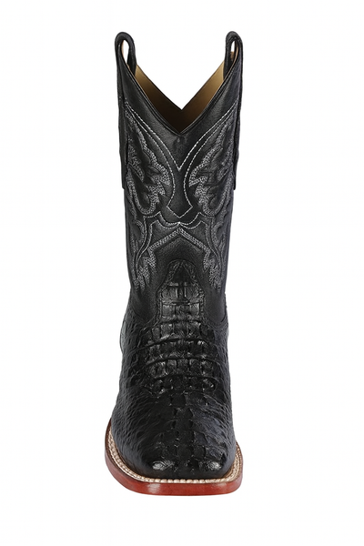 Botas Cuadrada de Cocodrilo Caiman Lomo