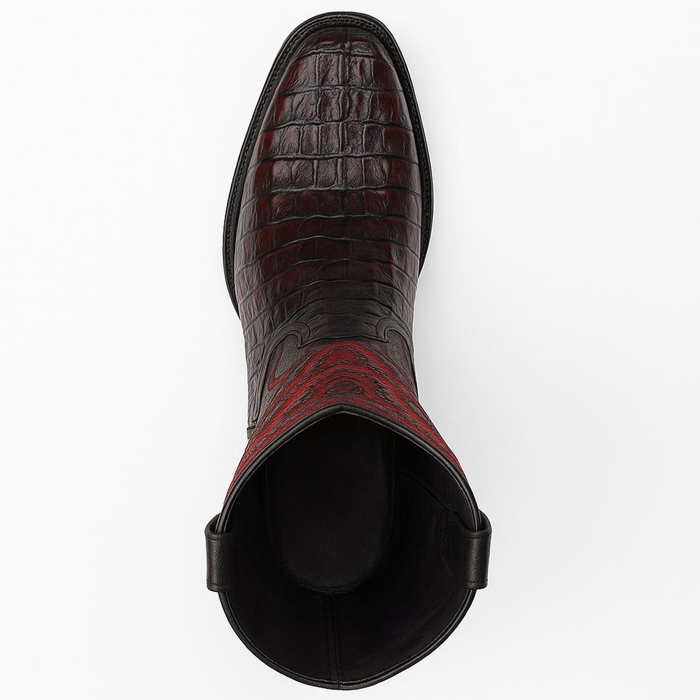 Botas de Cocodrilo Caiman Cola Horma Europea
