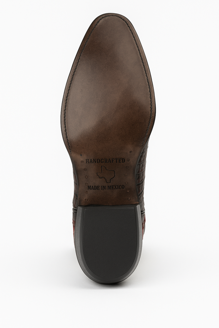 Botas de Cocodrilo Caiman Cola Horma Europea