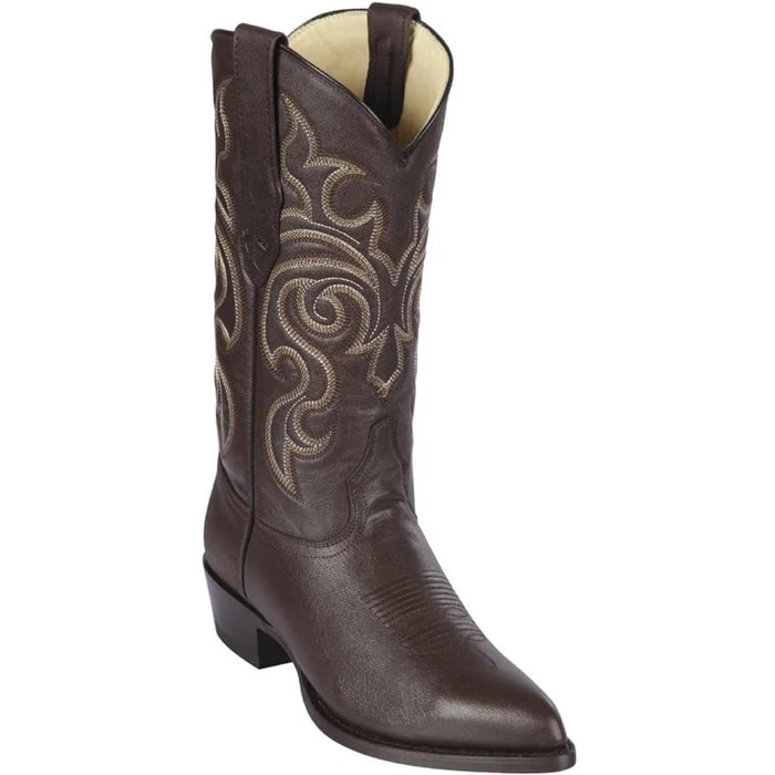 J Toe Cowboy Boots - J Toe Western Boots - Los Altos White J-Toe Genuine Caiman Tail
