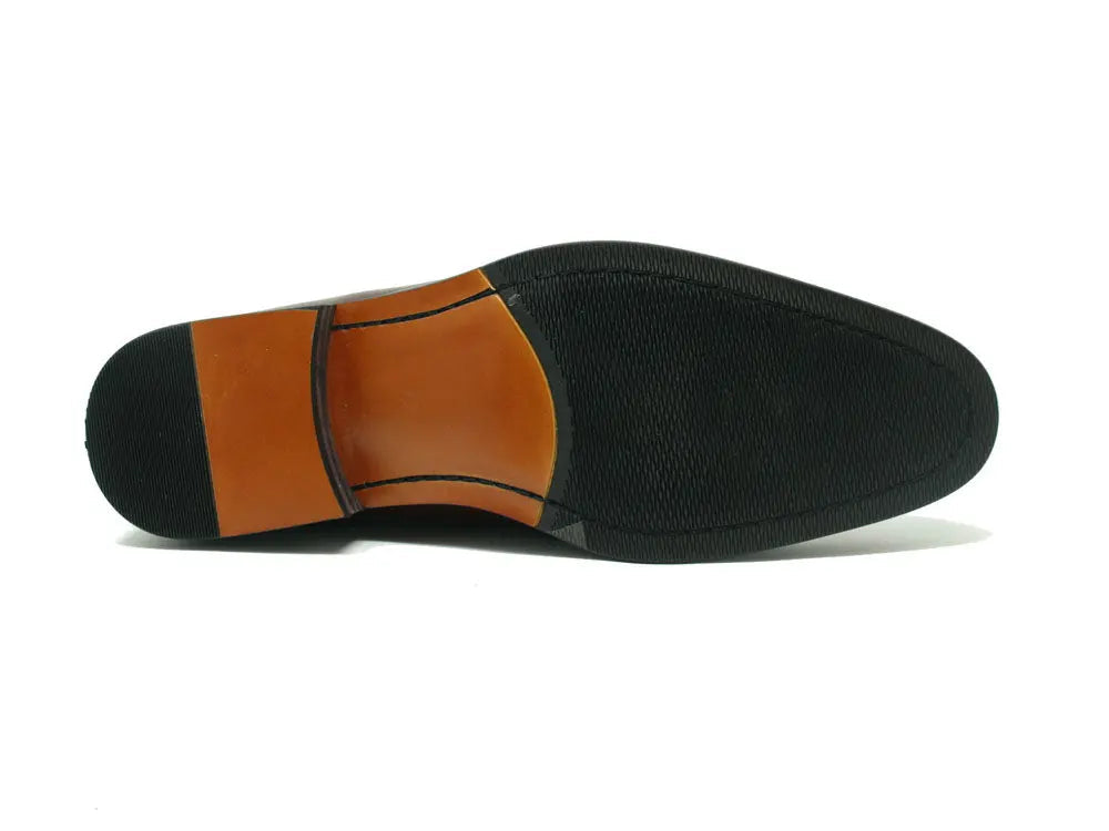 Carrucci Buckle Leather Strap Boots