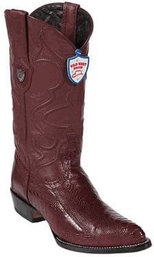 Wild West Cream ~ Ivory ~ Off White Full Quill Ostrich Cowboy Boot - Botas De Avestruz main image 0
