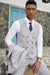 Light Grey Pinstripe Hybrid Fit Suit by Stacy Adams - Wedding - Prom