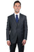 Men's Charcoal Suit Three Piece Set by Stacy Adams - Wedding - Prom