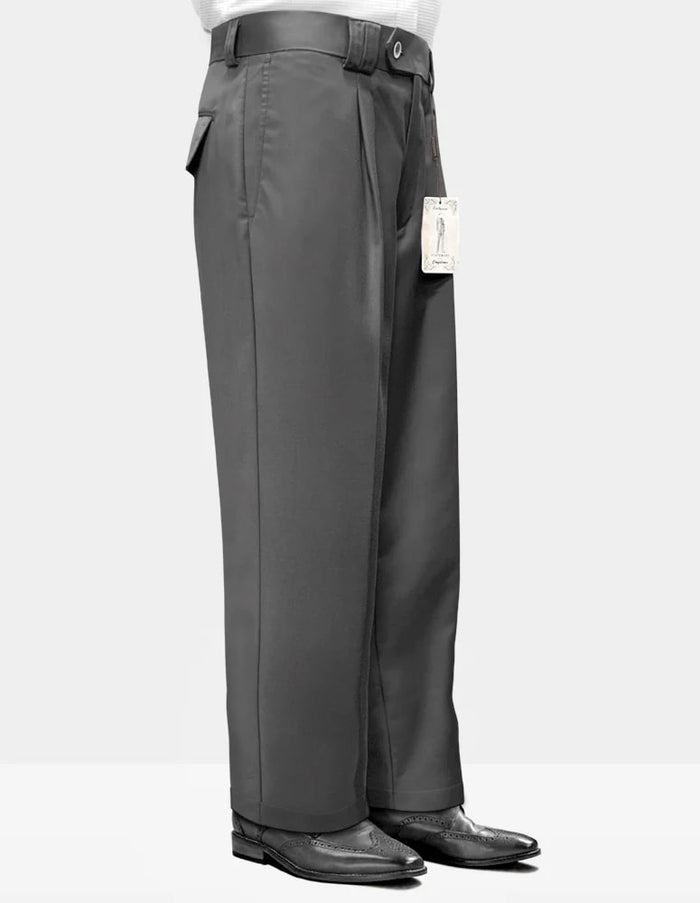 Wide Leg Pants for Women: Charcoal Gray High-Waisted Palazzo Trousers