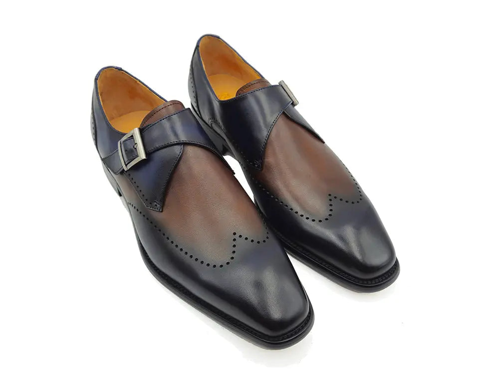 Carrucci Calfskin Single Monk Loafer