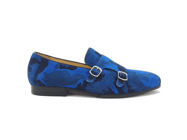 Carrucci Camo Suede Double Monk