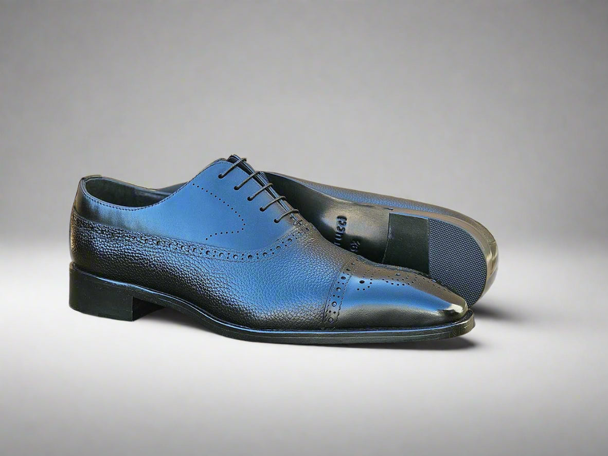 Carrucci Cap Toe Oxford Leather Sole