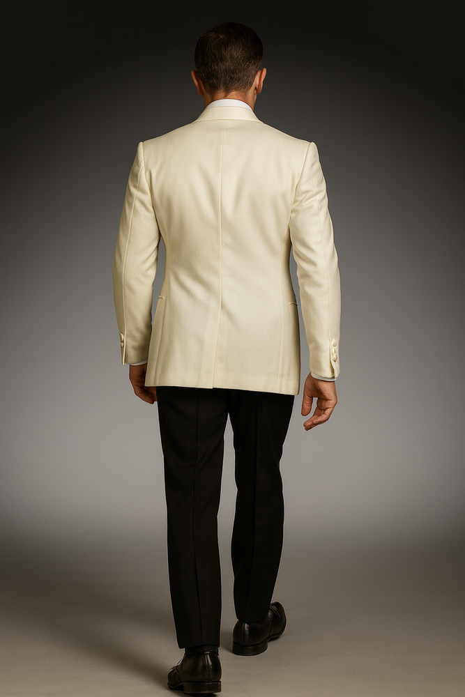 James Bonds Dinner Jackets - Snow Ivory Tuxedo Jacket