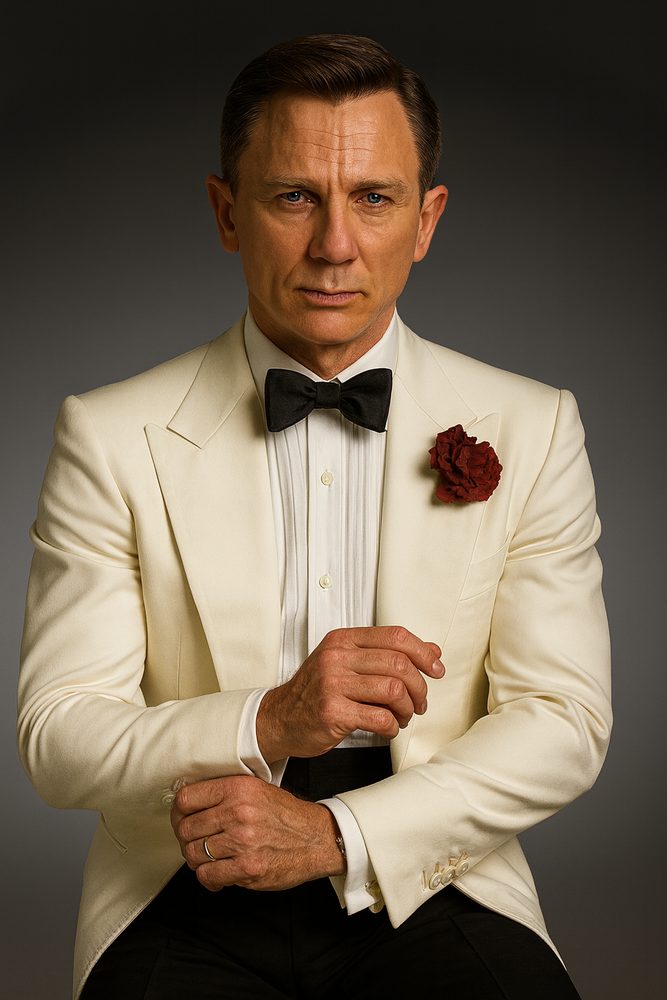 James Bonds Dinner Jackets - Snow Ivory Tuxedo Jacket