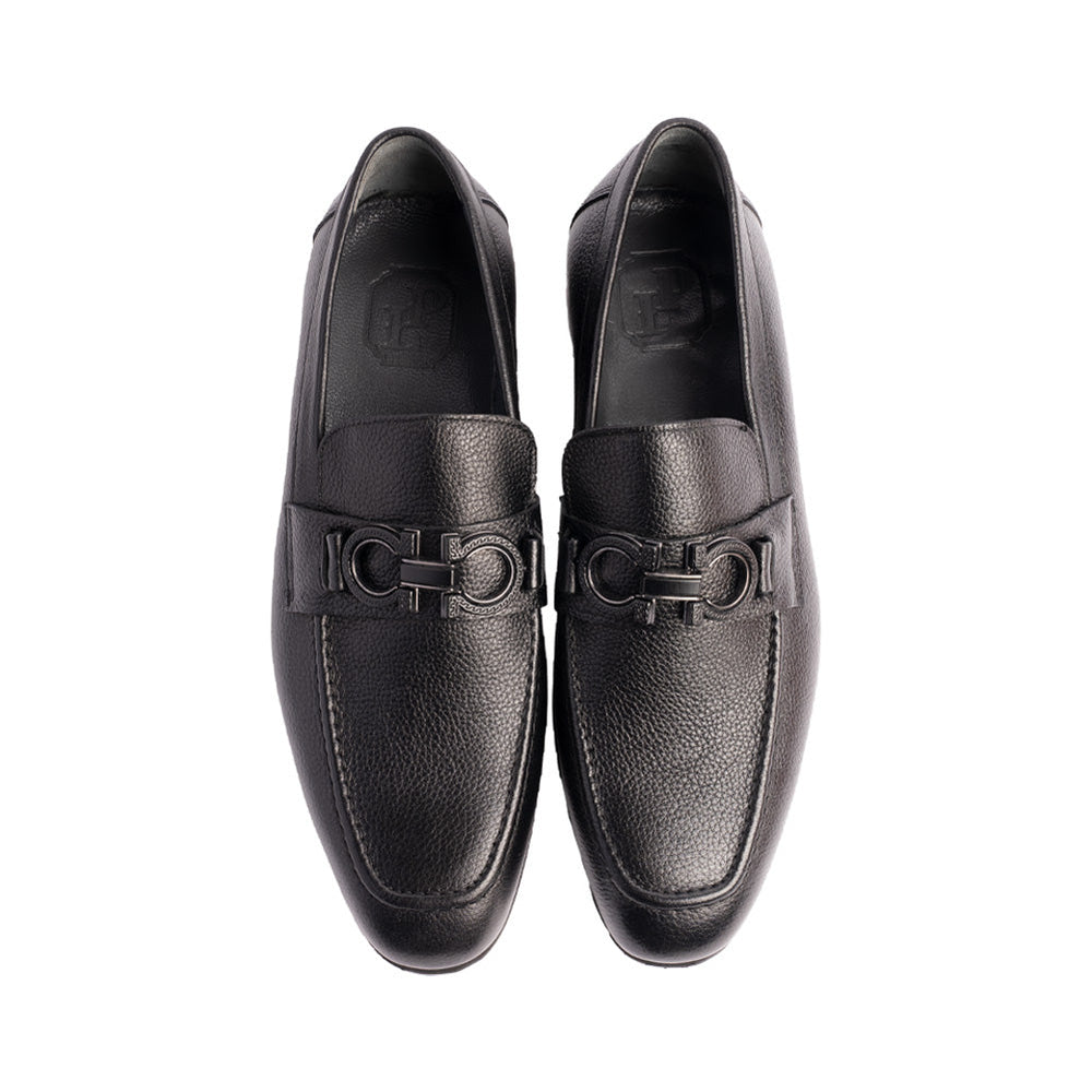 P00071 Chello- Buckle Loafer-Black
