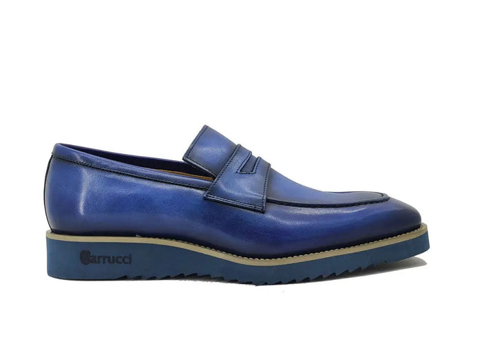 Carrucci Patina Burnished Penny Loafer