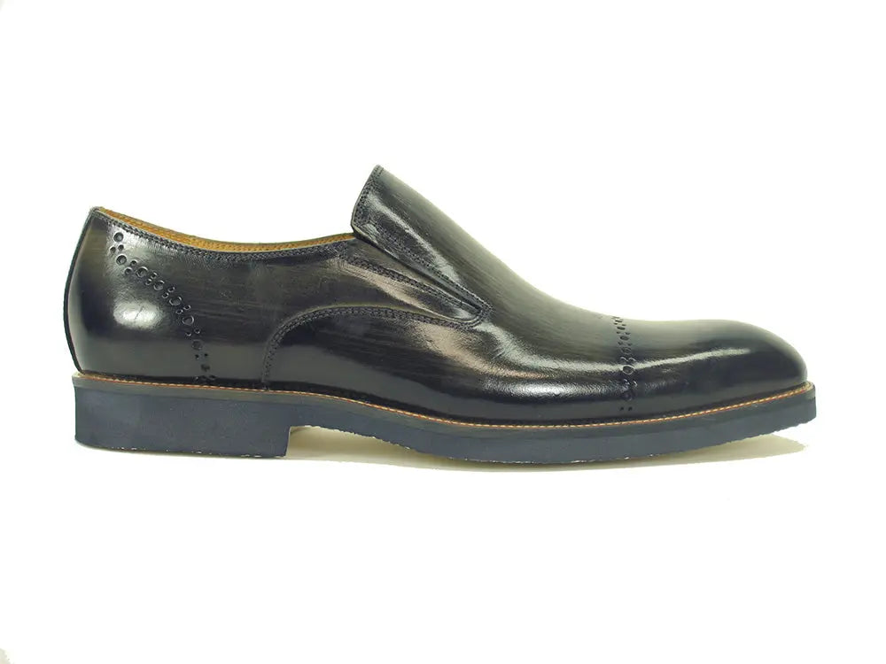Carrucci Chic Patina Finish Calfskin Slip-on
