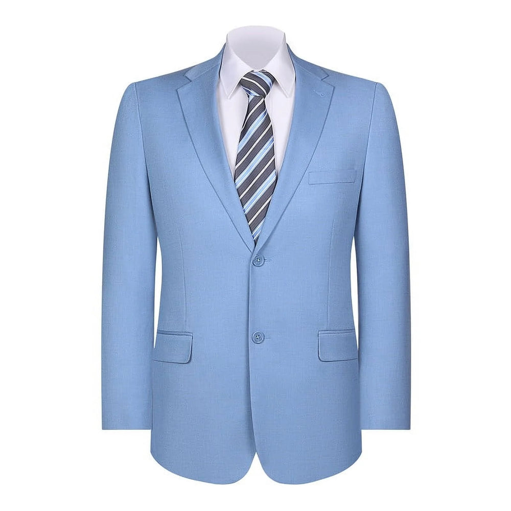 Mens Blazer Classic Fit Sport Coat Two Buttons Lightweight Suit Jacket Iceberg Green