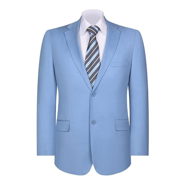 Mens Blazer Classic Fit Sport Coat Two Buttons Lightweight Suit Jacket Iceberg Green