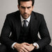 mens-dark-grey-suit-with-chest-pocket
