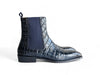 Carrucci Crocodile Embossed Leather Chelsea Boot