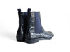 Carrucci Crocodile Embossed Leather Chelsea Boot