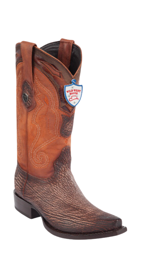 Bota de Tiburon Original Horma Punta Recortada Wild West