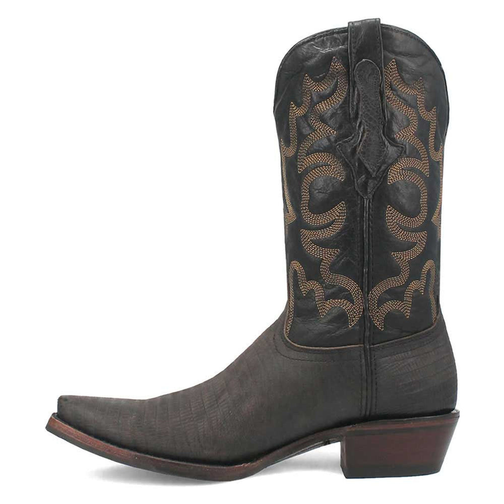Dingo The Duke Black Snip Leather Western Boots