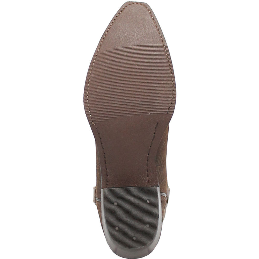 Dingo The Duke Brown Snip Leather Western Boots