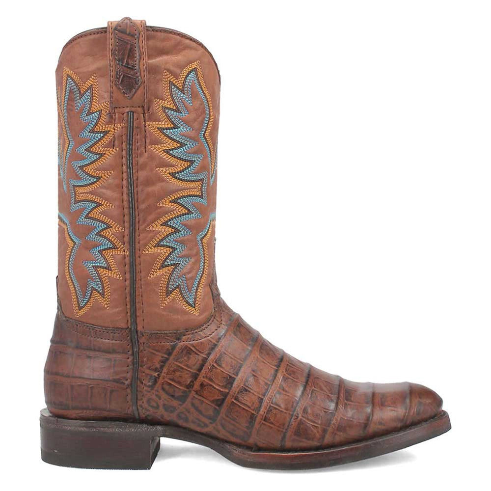 Dingo Round Toe Brown Leather Boots